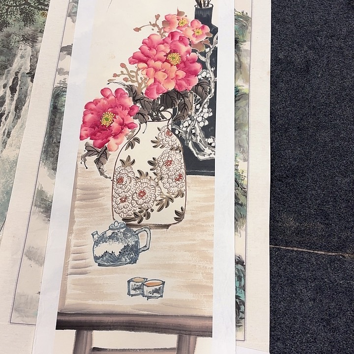 国画杨*胜手绘作品欣赏