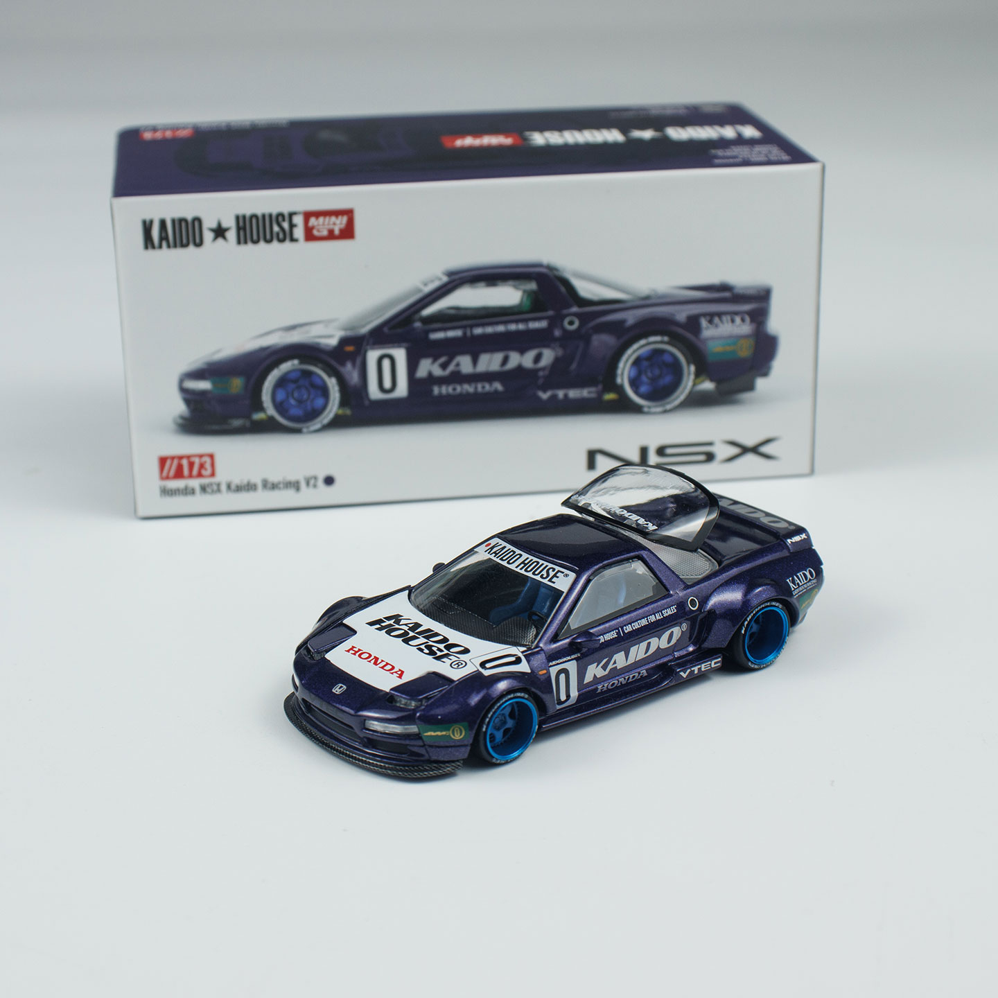 KAIDO HOUSE MINIGT车模 1:64 合金 本田NSX 小比例汽车模型