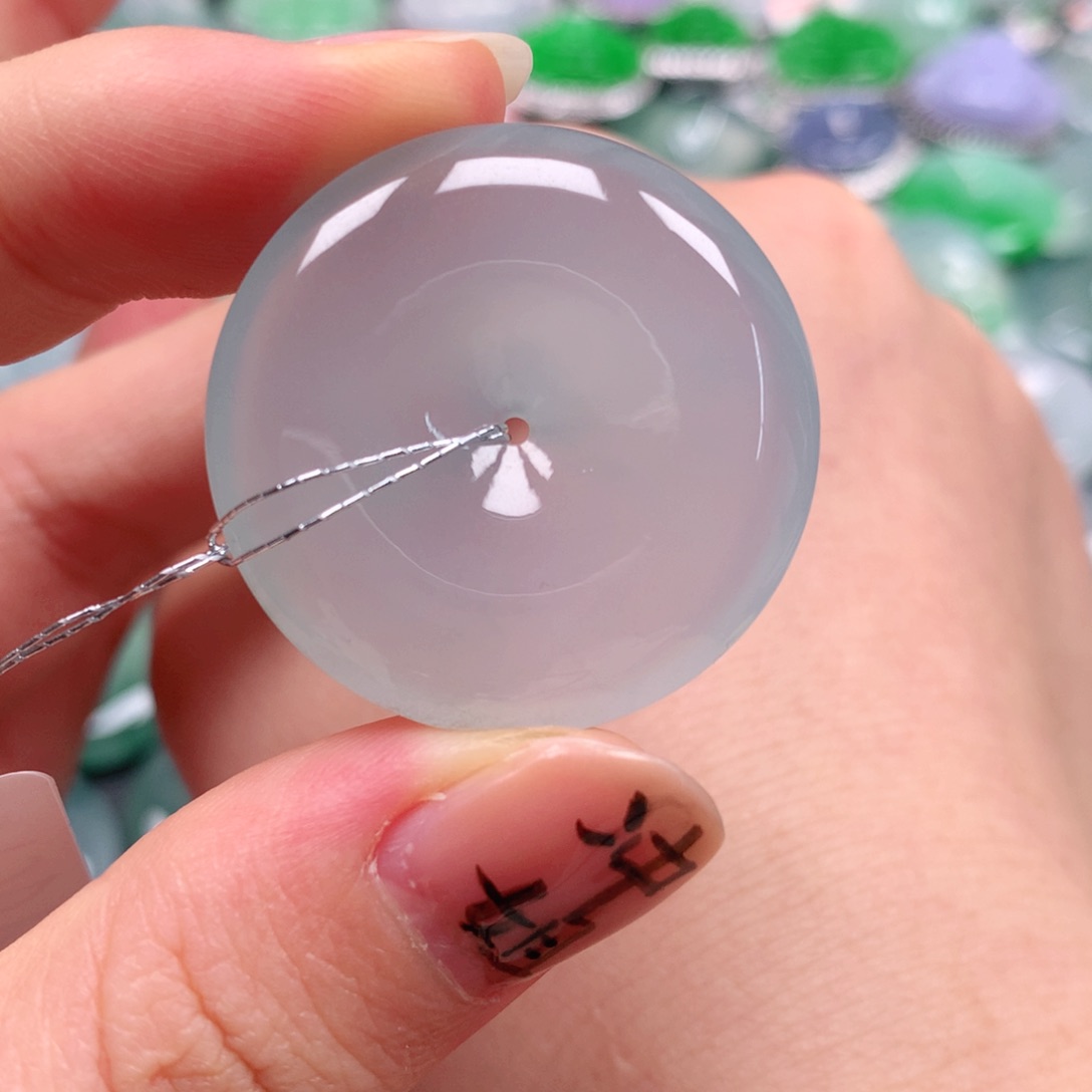 颈饰未镶嵌翡翠天然翡翠