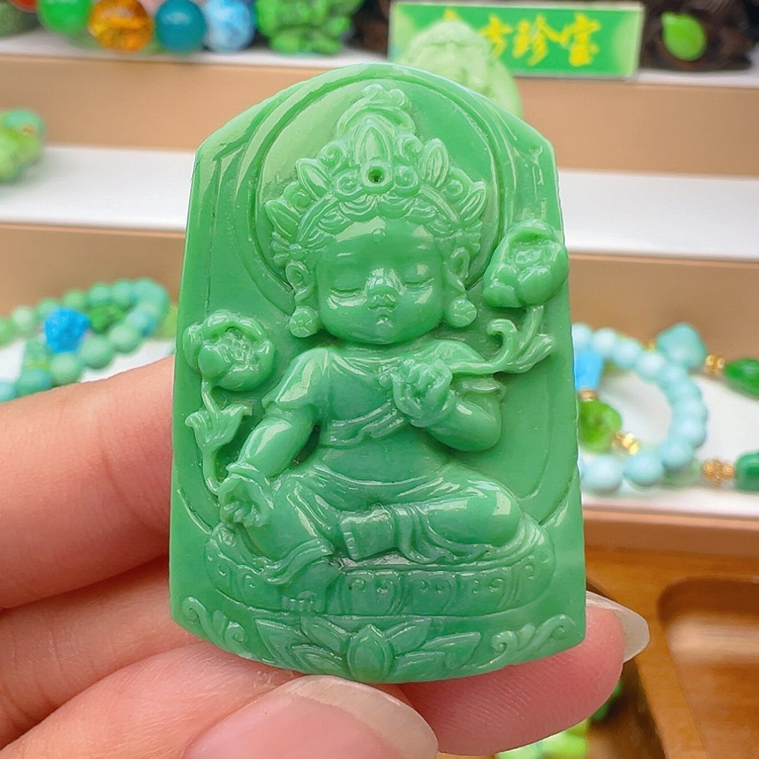 未镶嵌绿松石项链