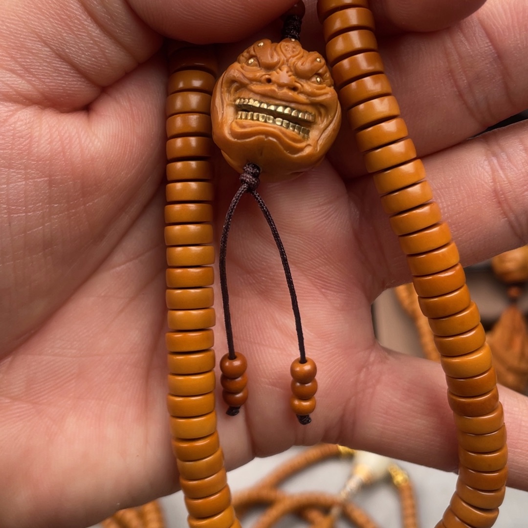 核桃手串/手链橄榄核卡8，68颗➕恶僧➕跑环➕铜合金配饰