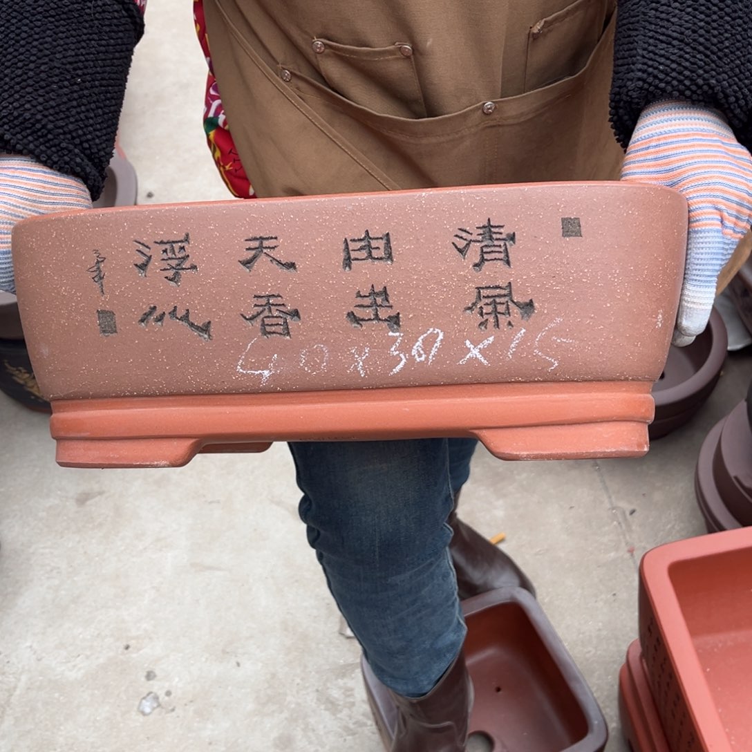 紫砂花盆盆景艺术