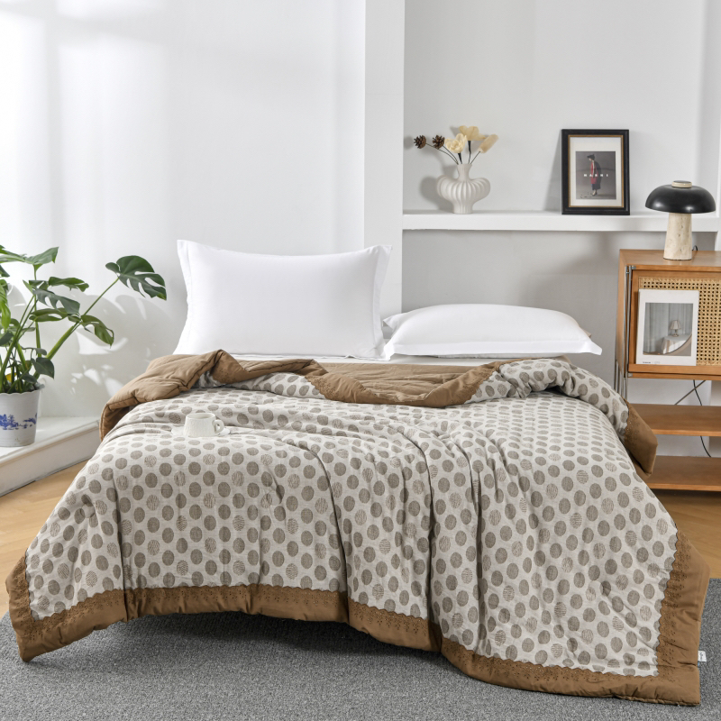 幕古（Mugu）林织直边款提花春秋被220*240微瑕～A663