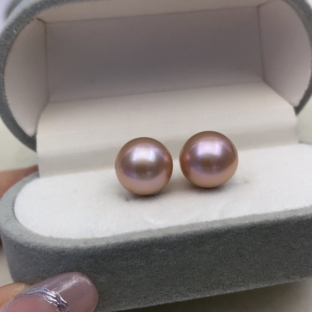 【闪购商品】淡水珍珠耳饰银S925镶嵌38