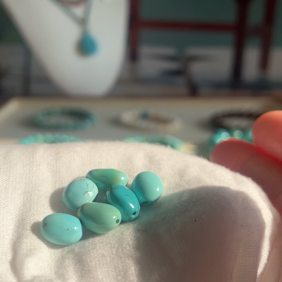 绿松石配饰未镶嵌我***多