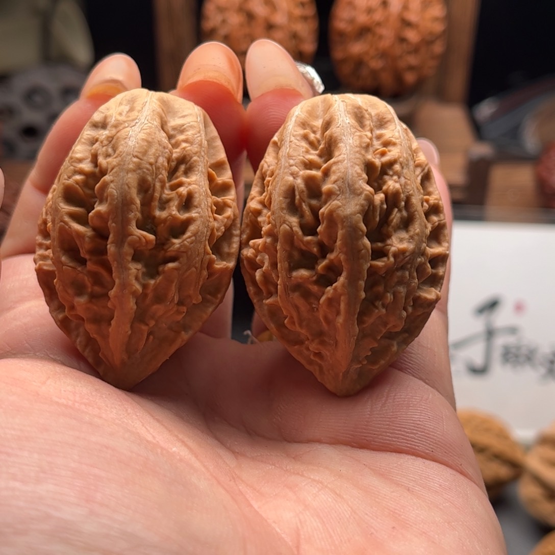 文玩核桃把件关东木子家楸大胖59