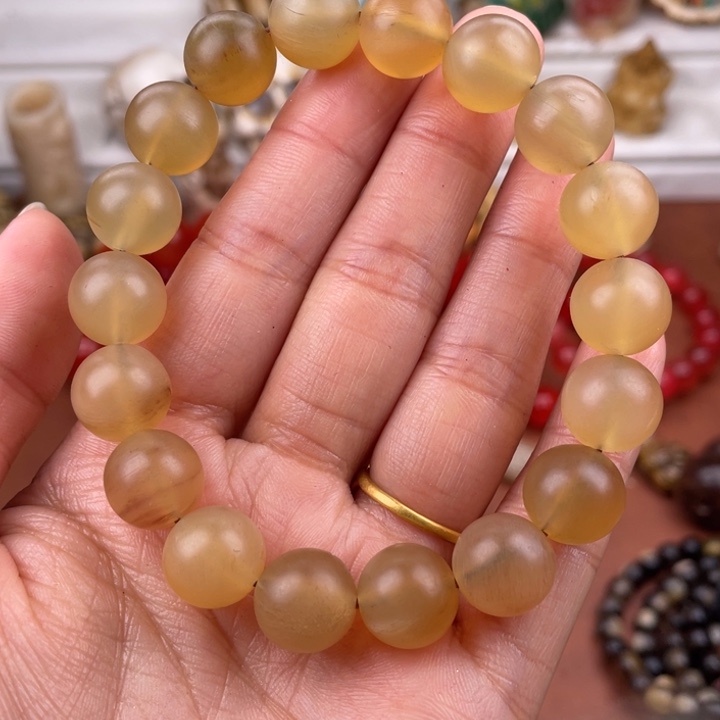 手串/手链驼骨雕刻老羊角12