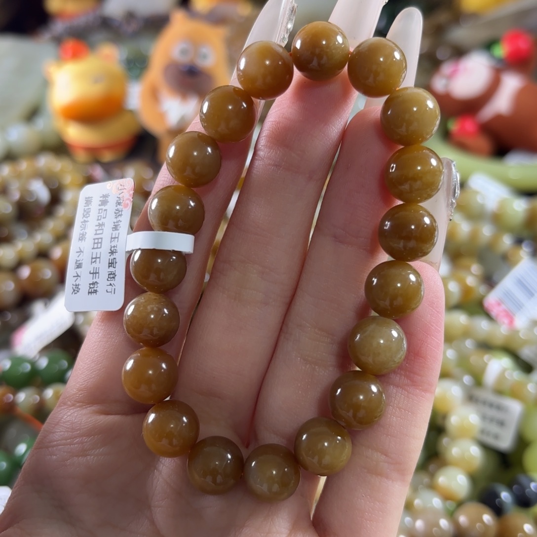 和田玉未镶嵌手链87