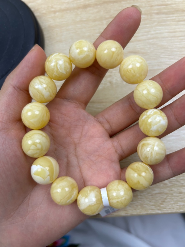 天然琥珀蜜蜡手串