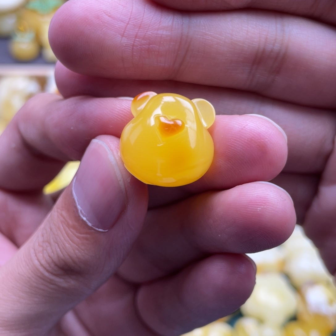 琥珀未镶嵌裸石蜜蜡