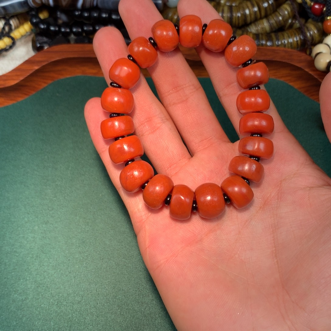 拉***阁银S925菩提配饰颗颗精品