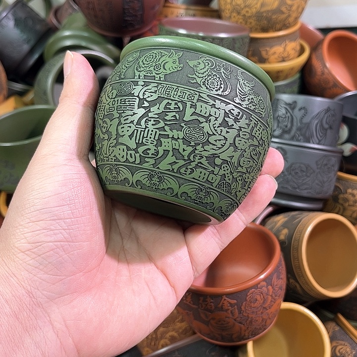 茶杯紫砂全手工紫砂主人杯