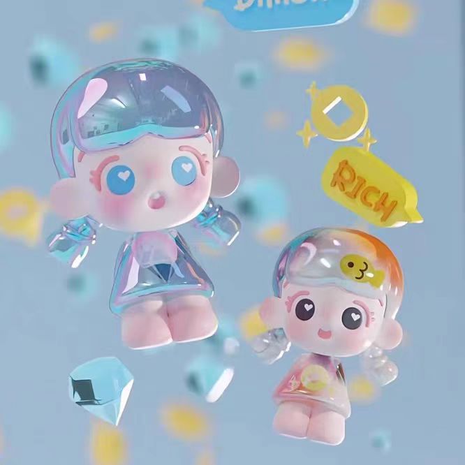 【妮妮拆盒】倒倒-心情工坊萌粒系列_潮玩盲盒摆件萌粒