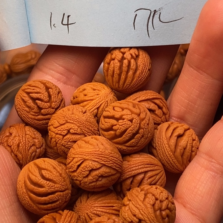 吊坠桃核秦岭龙纹桃核14尺寸