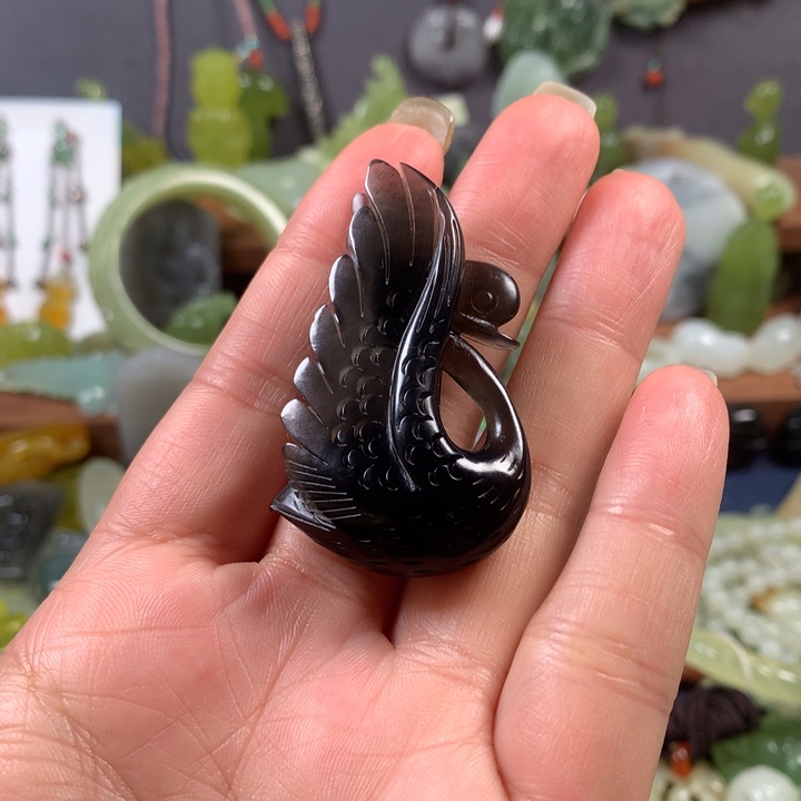 岫玉挂件未镶嵌挂件