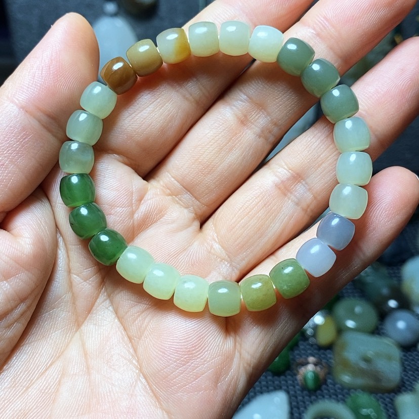 【闪购商品】和田玉手链未镶嵌杨**青