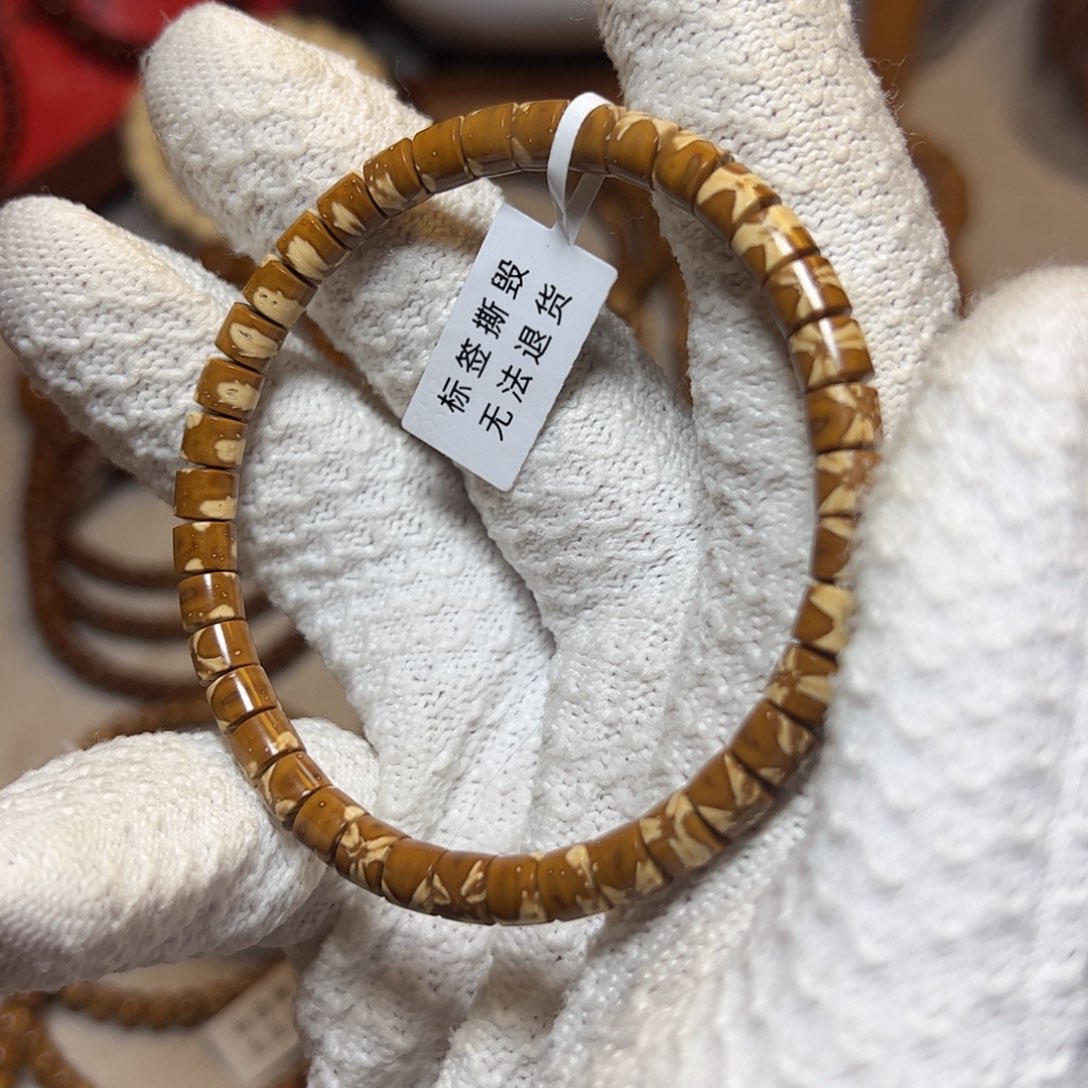 手串紫金鼠紫金鼠三花直切6*5尺寸