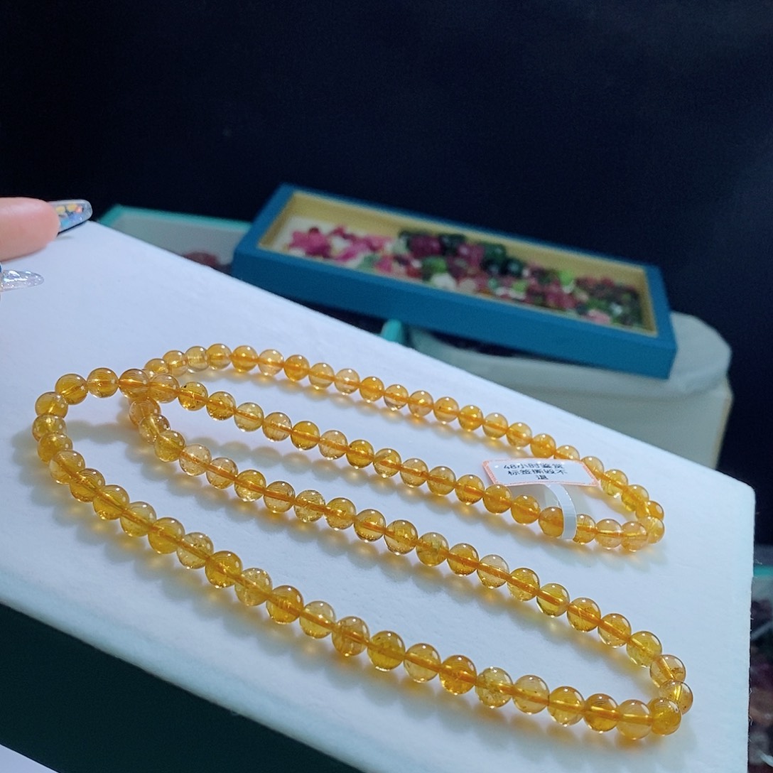 手链未镶嵌碧玺6.6mm左右