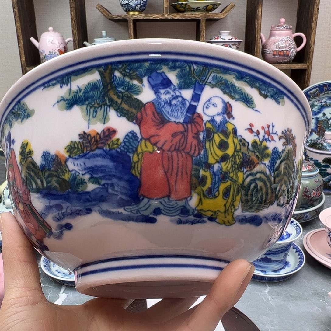 摆件陶景德镇陶瓷567老厂瓷130