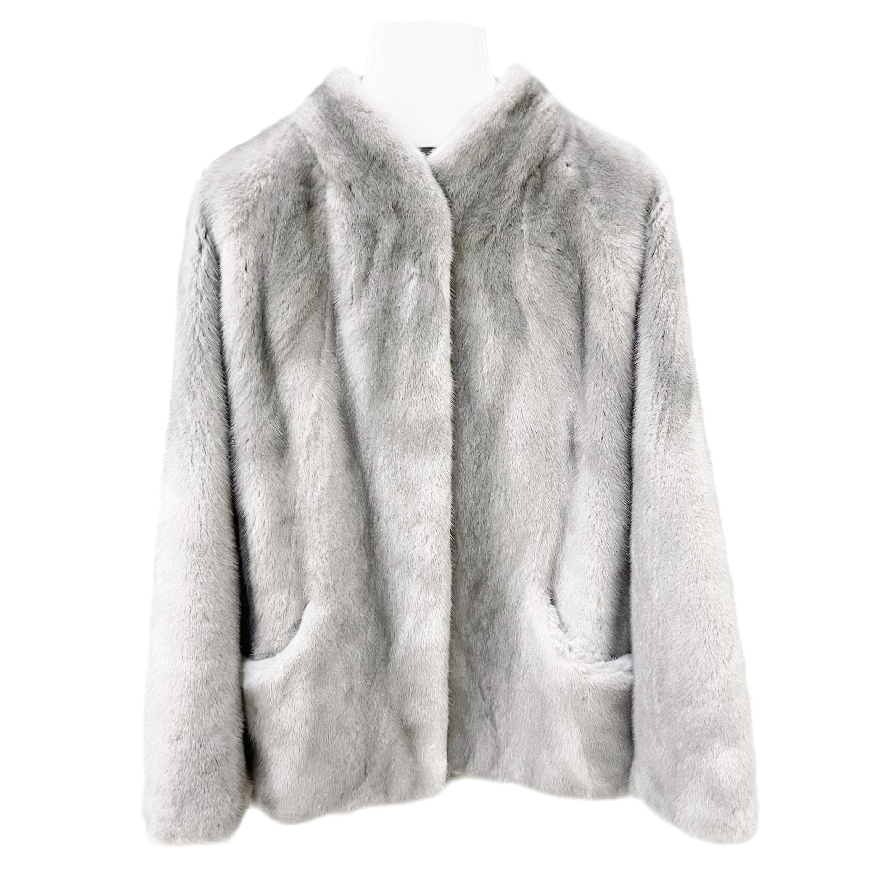 荣之米黄蓝宝石天鹅绒钻石领蝙蝠袖皮草女生时尚休闲女款貂皮中衣