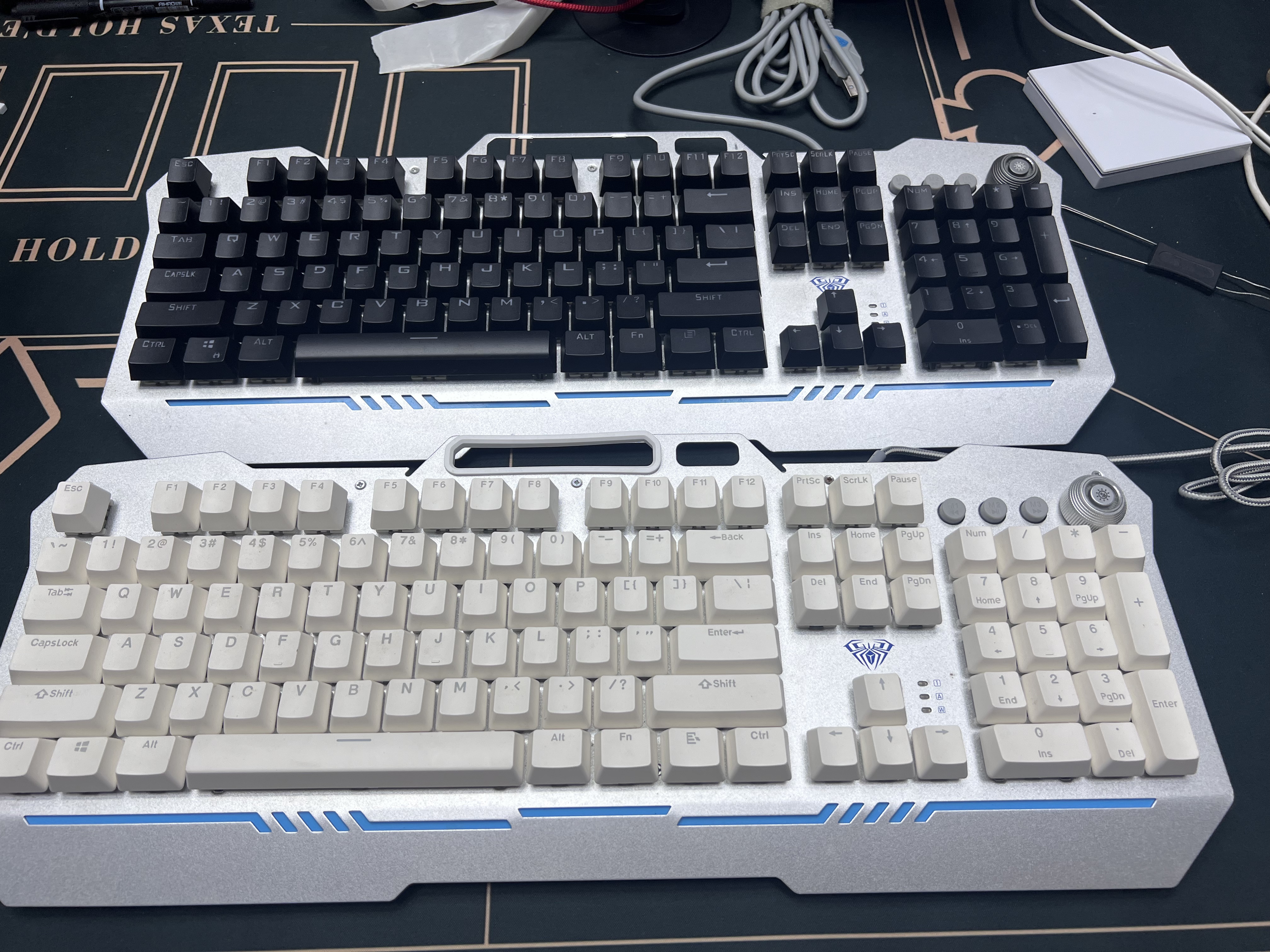 95新 AULA/狼蛛 F2009S收割者机械键盘游戏台式电脑笔记本电竞