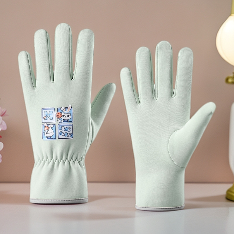 儿童保暖手套奥粒绒男女童冬季户外加绒防泼水防风防寒加厚手套