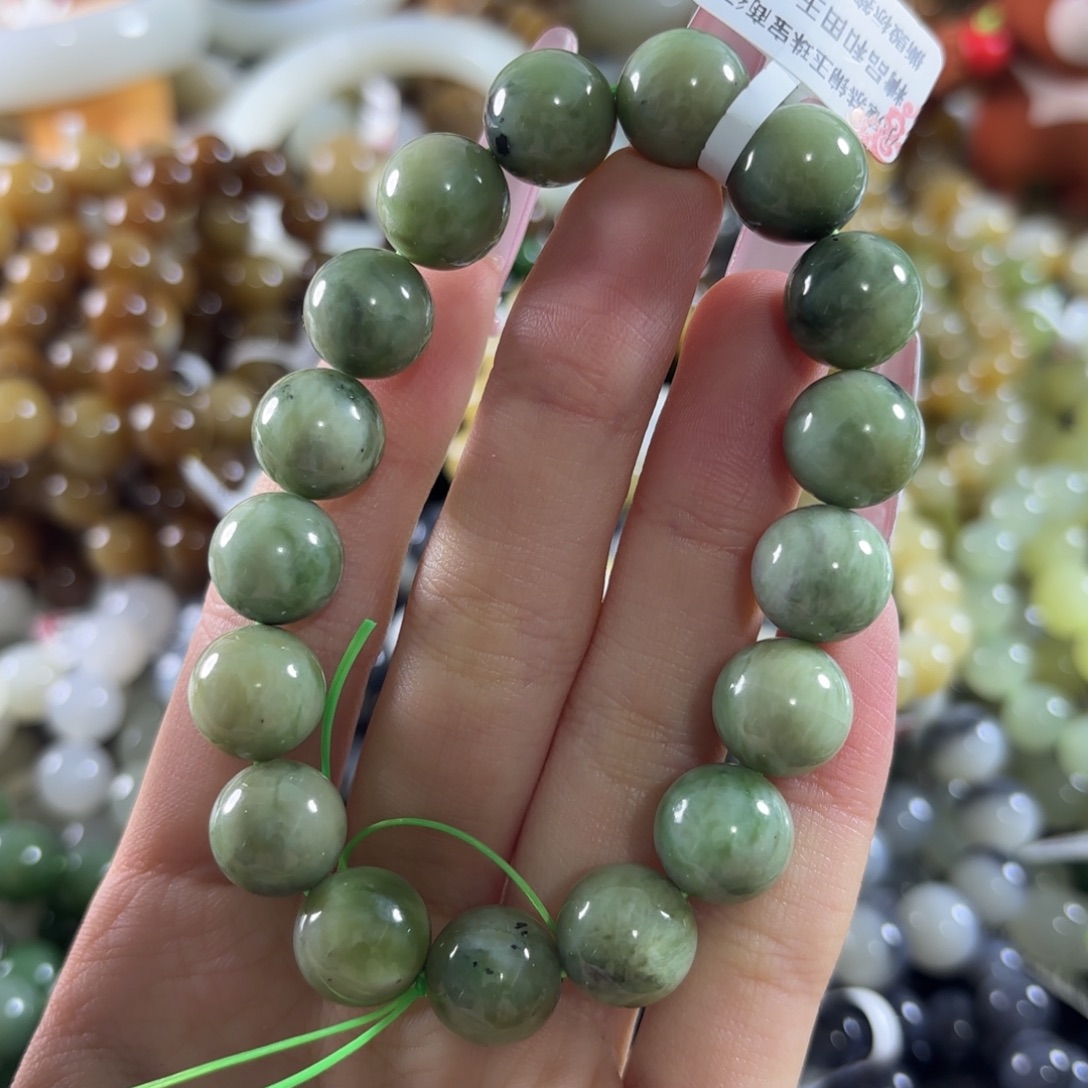 和田玉未镶嵌手链156