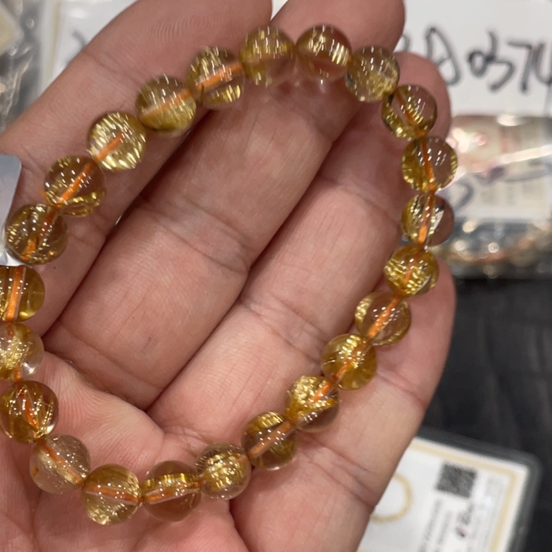 未镶嵌手链水晶aaa070钛晶
