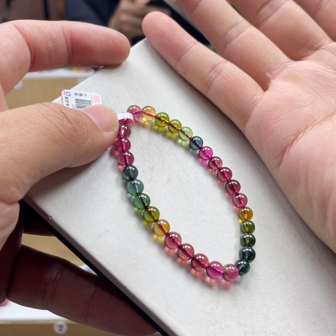 碧玺手串未镶嵌5.8mm.mmmmmmmm