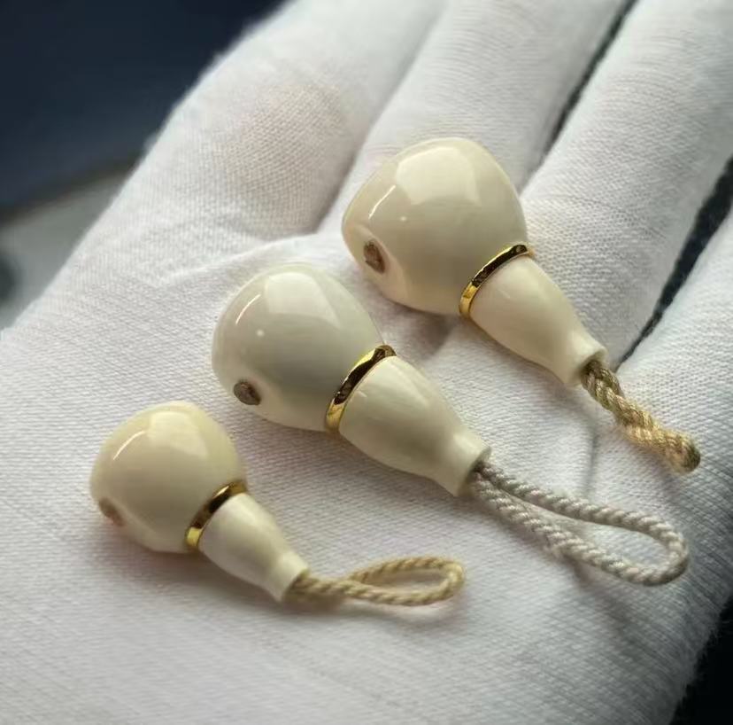 猛犸牙三通金腰带猛犸牙原生冰料精工满纹三通配饰腰带DIY配饰