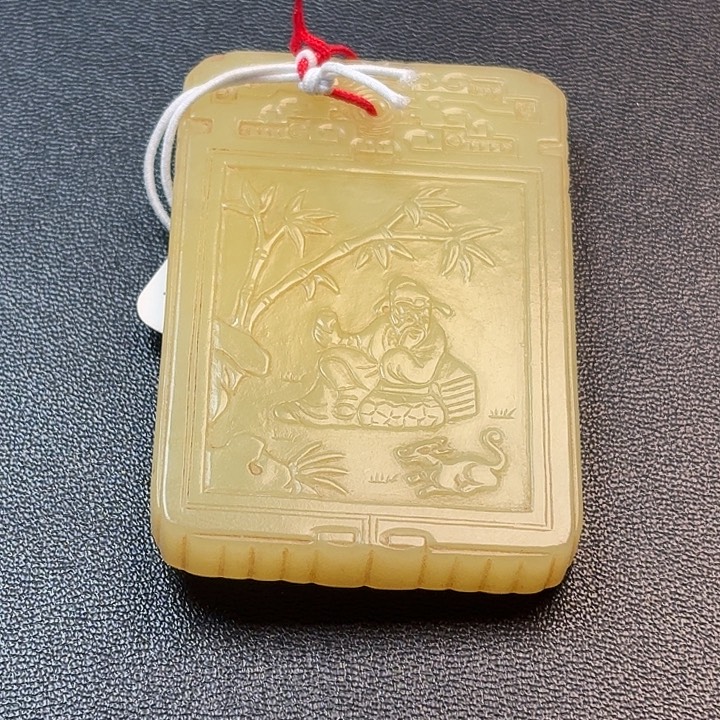 -***-和田玉未镶嵌颈饰