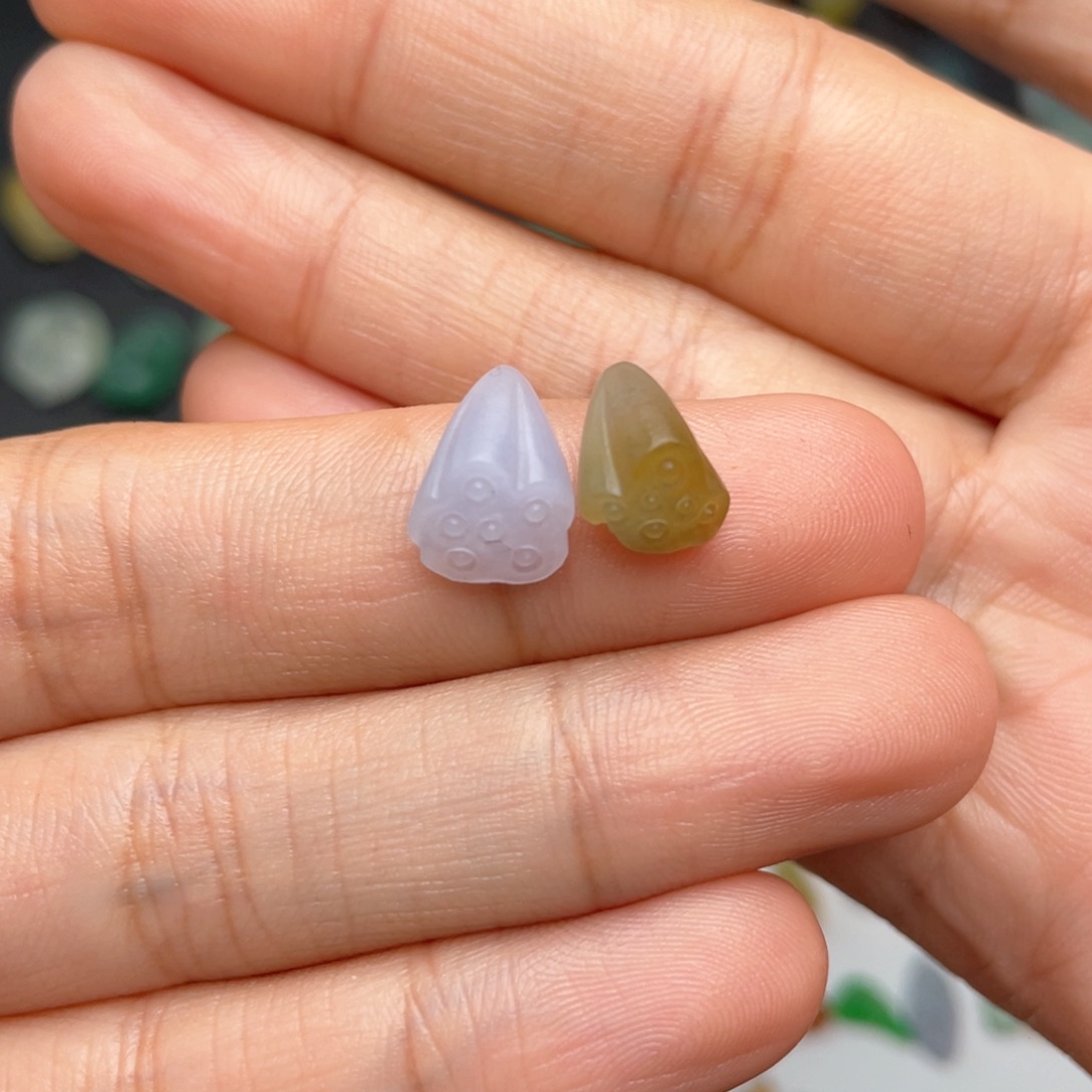 定制翡翠未镶嵌毛货