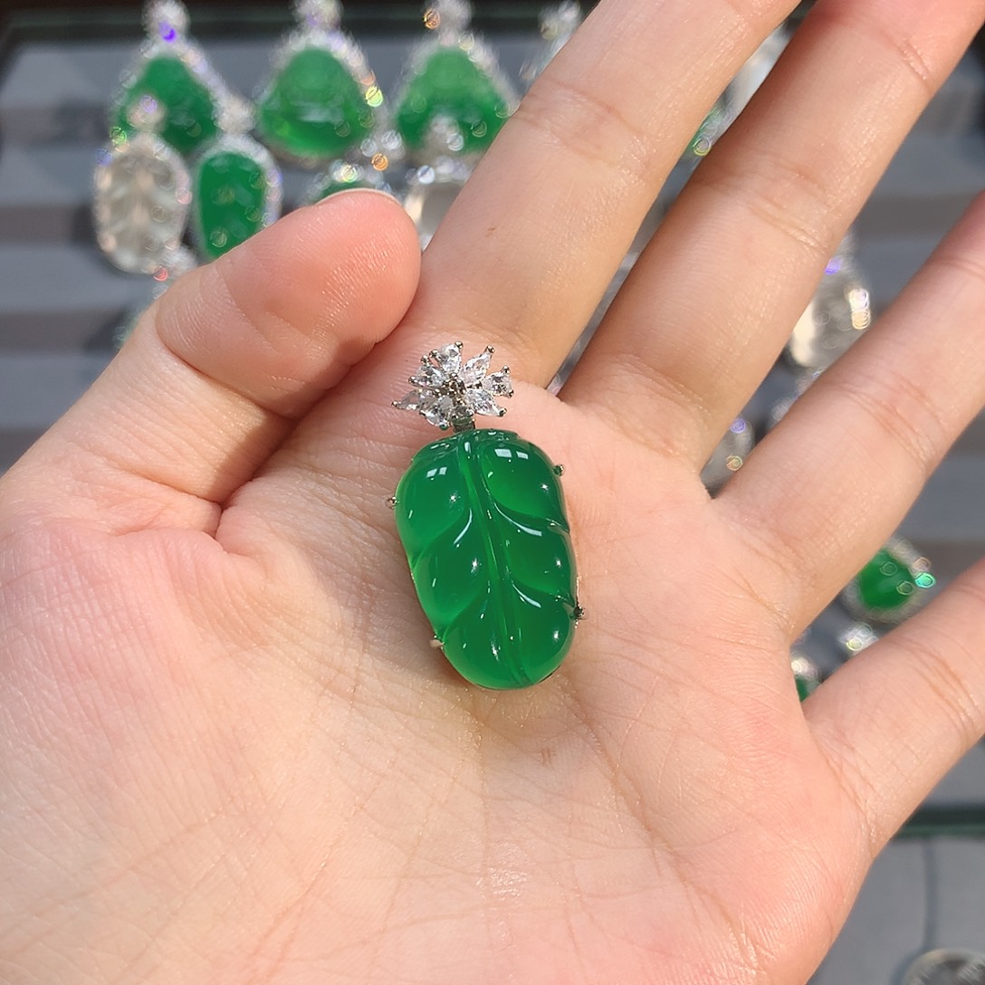 玛瑙/玉髓颈饰银S925镶嵌@****爱