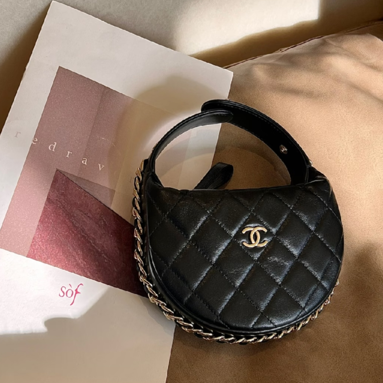 95新 Chanel/香奈儿 23C mini 香奈儿/手提包/3358