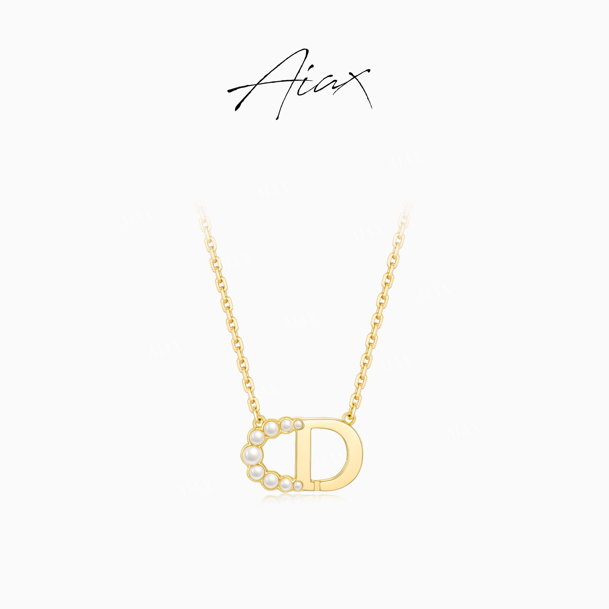 AIAX 出游季 经典时尚简约高级感爆款CD珠珠项链TSJ8584