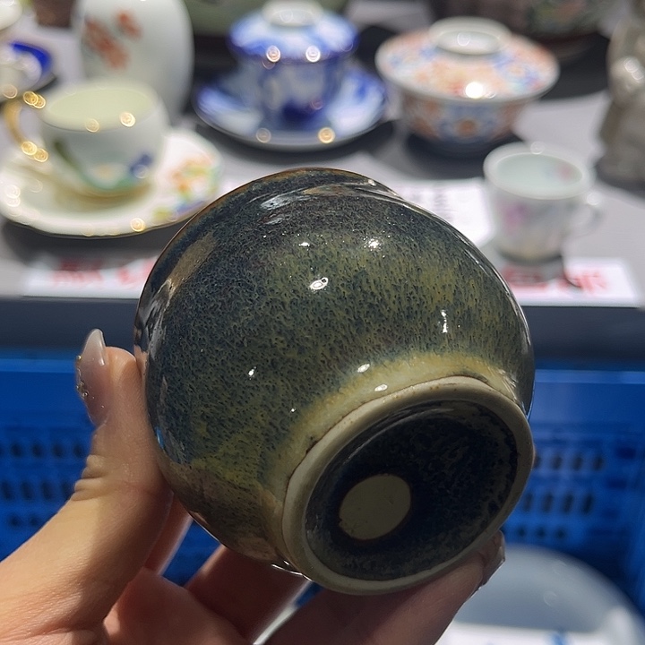 绿泥中古回流瓷器，默认微瑕，满二十包邮！