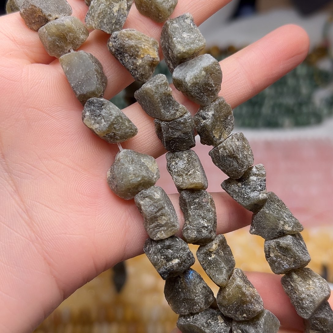 么***哒玛瑙/玉髓合金珠宝半成品I266。天然石三条