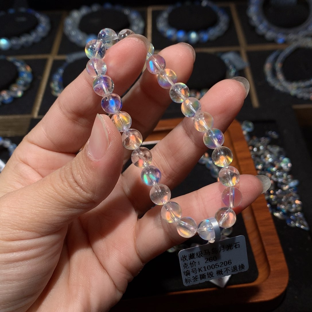 月光石手链7.3未镶嵌～*
