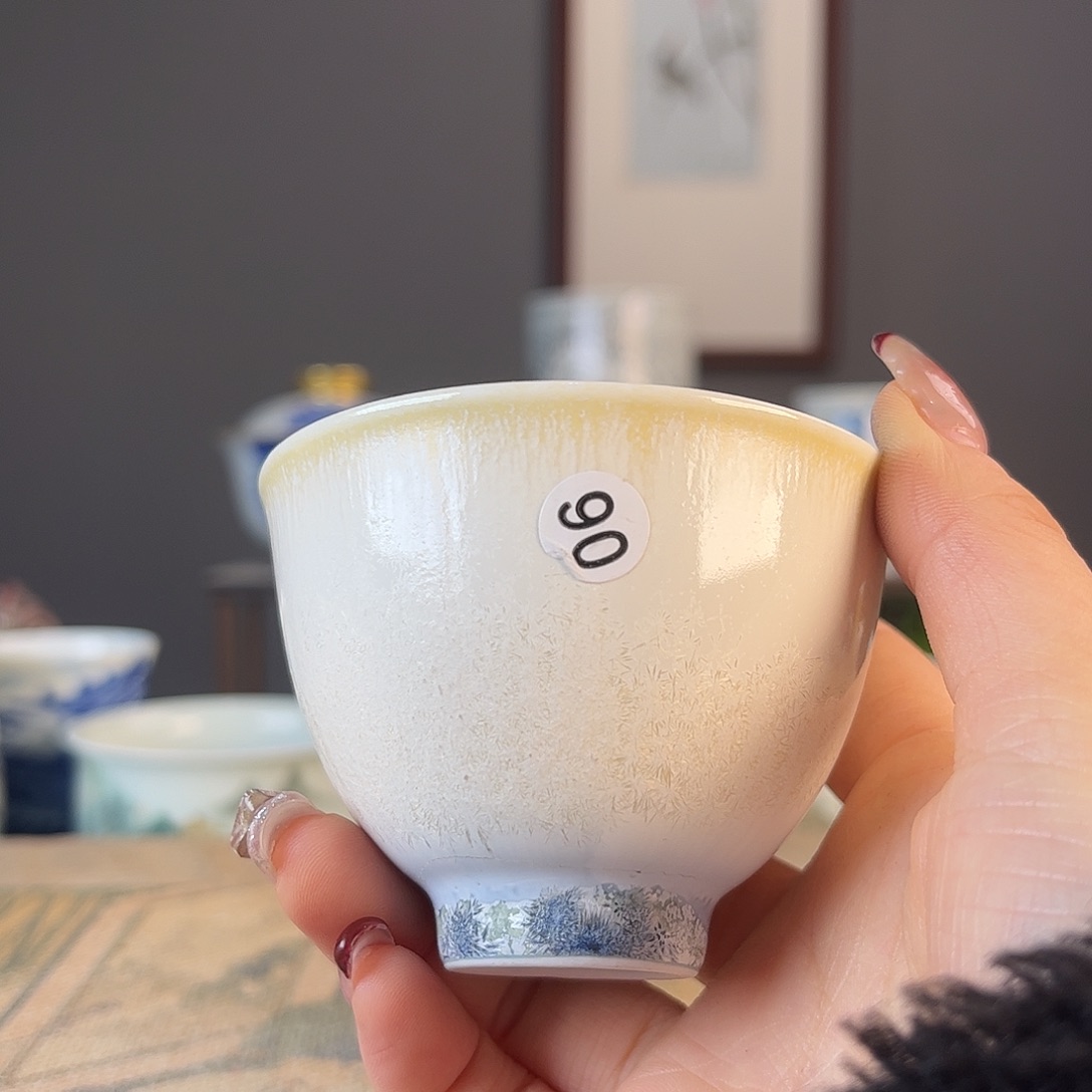 杯景德柴烧茶杯多人
