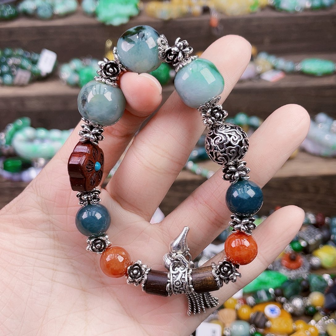 未镶嵌手链翡翠手链