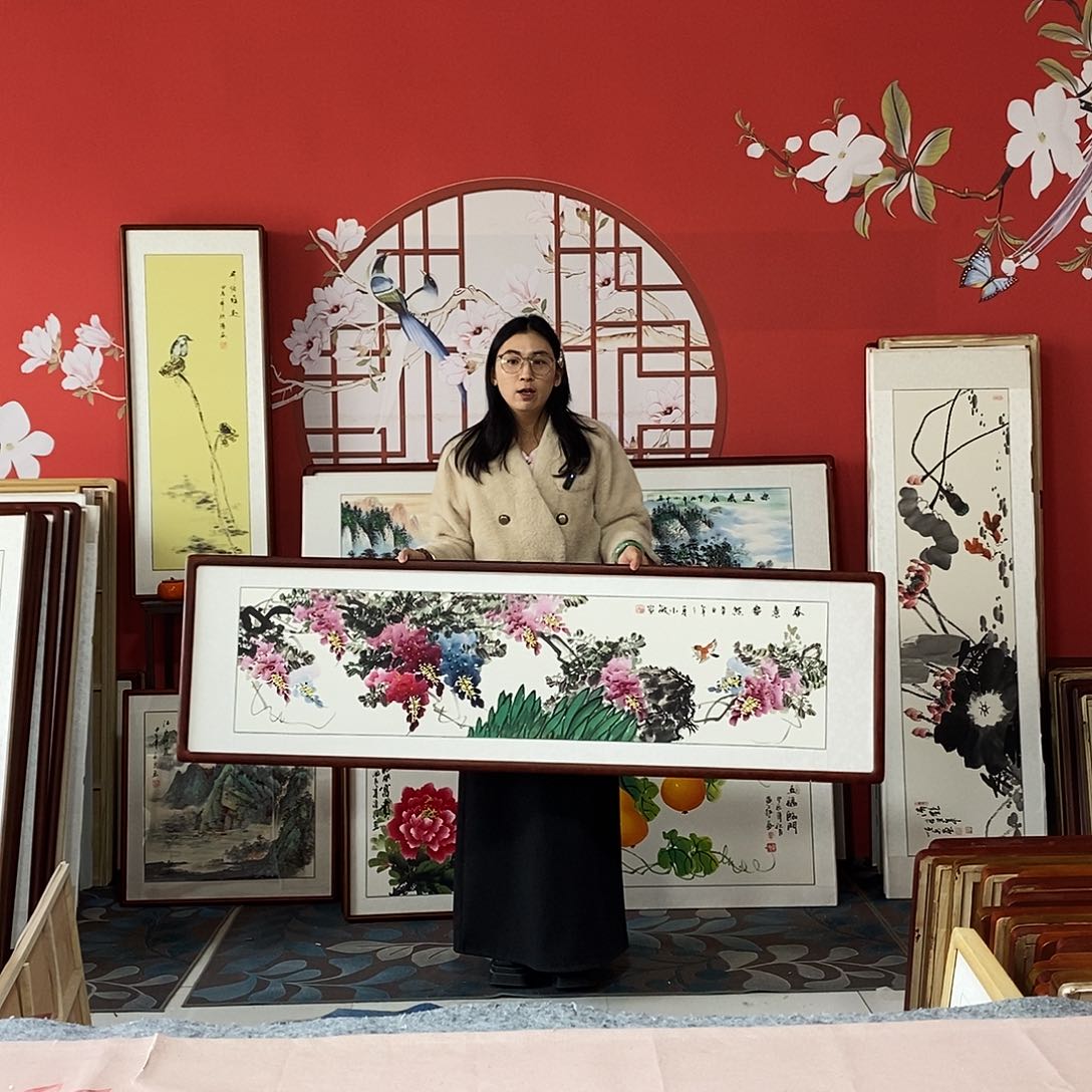 国画手写手绘47✖️162国画作品