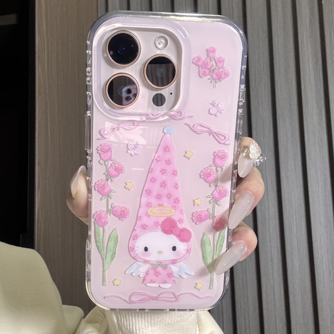 ①[这是直播间加壳补差价链接]苹果动漫手机壳，细闪梦花篮，大瑕疵
