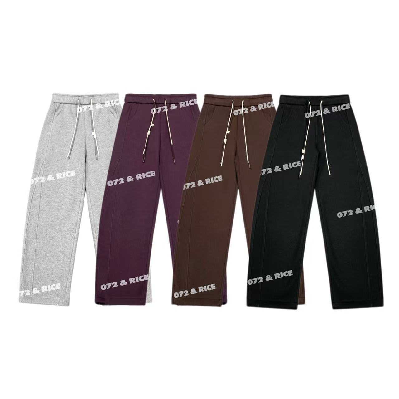 072 & RICE【小马宝莉裤】棉 秋冬休闲橡筋腰薄绒阔腿长裤 N-32MQ01