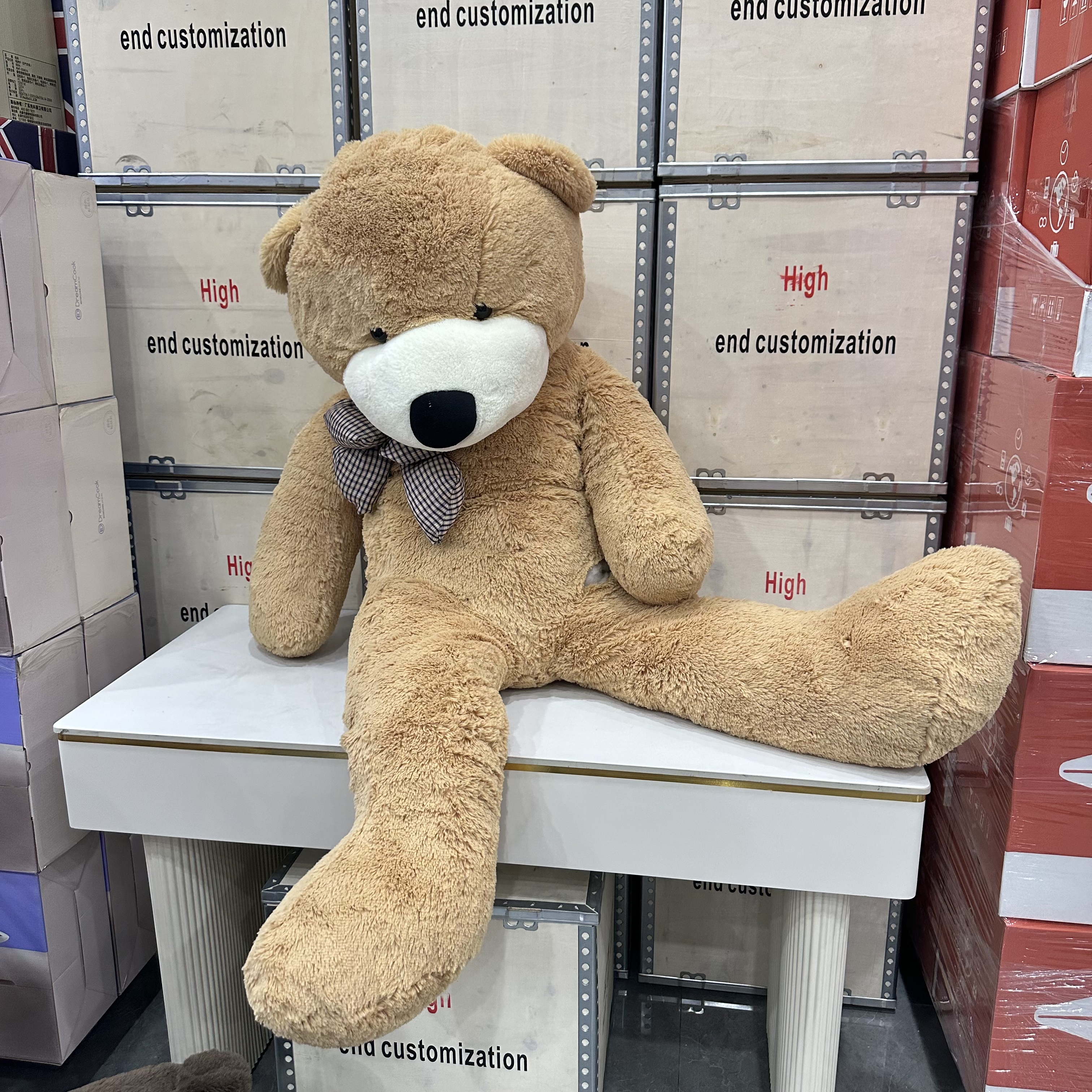 家用高级儿童大熊毛绒玩具公仔玩偶 颜色随机