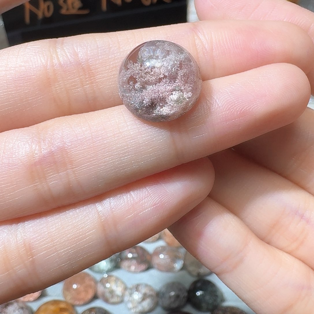 水晶定制款紫幽灵不退换未镶嵌兔***噜