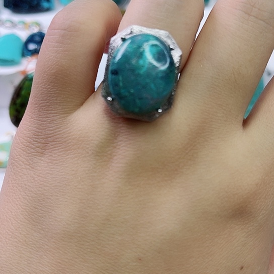 绿松石珠宝奇石未镶嵌