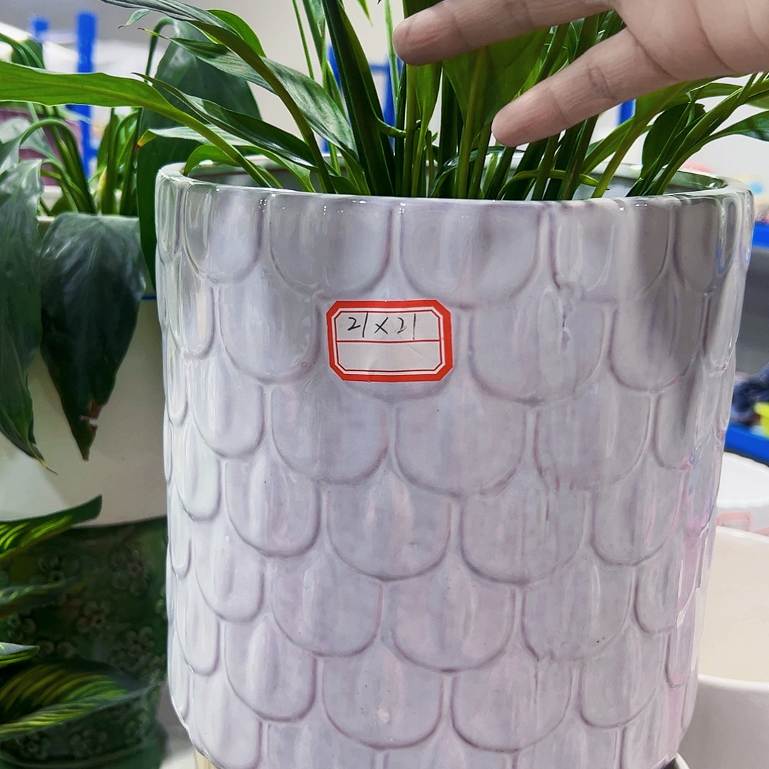 有孔外贸尾单陶瓷花盆凑单10米包邮