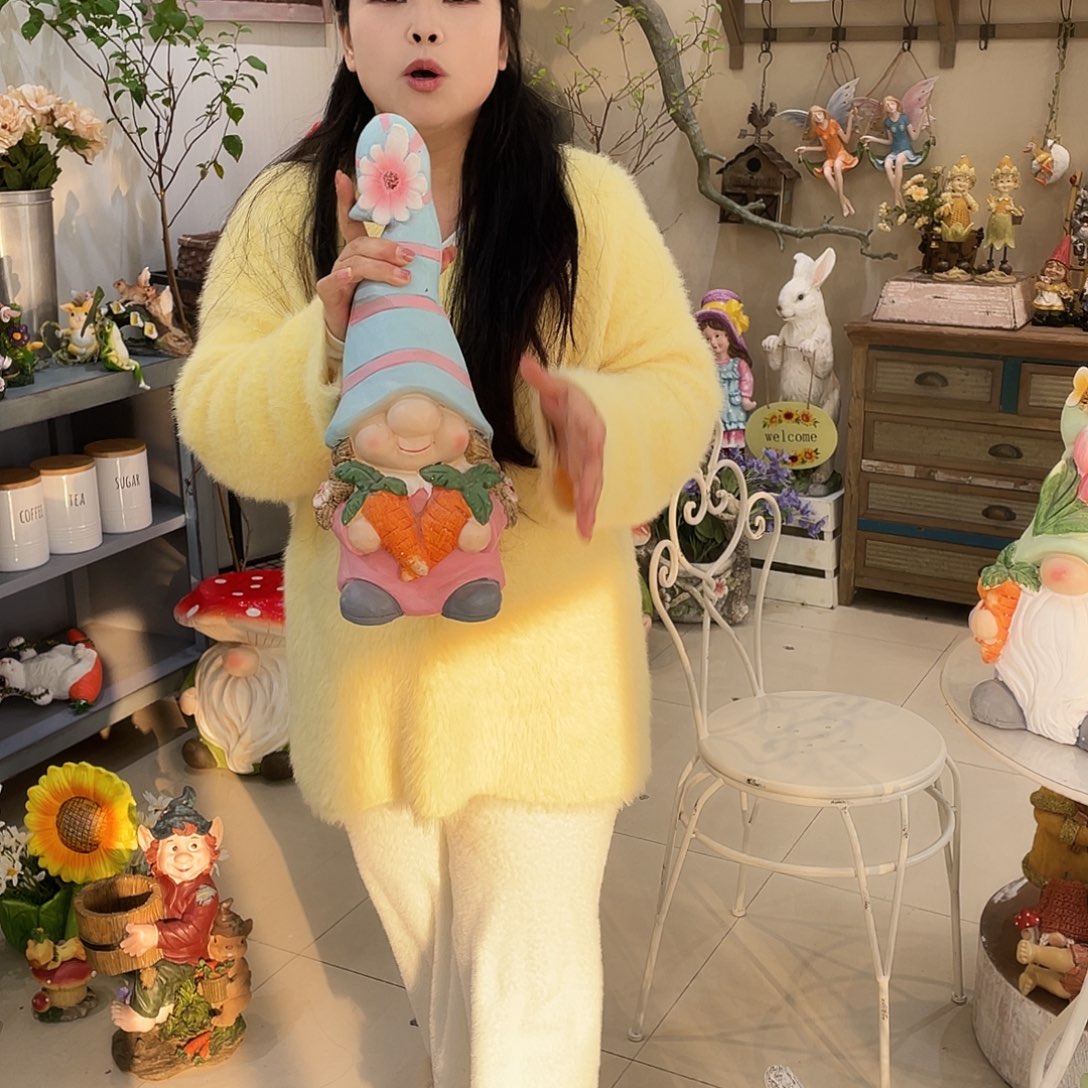 摆件微瑕花园摆件红红火火