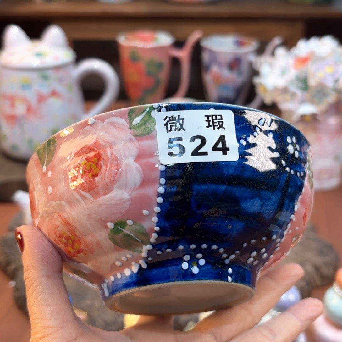 瓷片景德镇手绘高温釉下彩陶瓷茶具