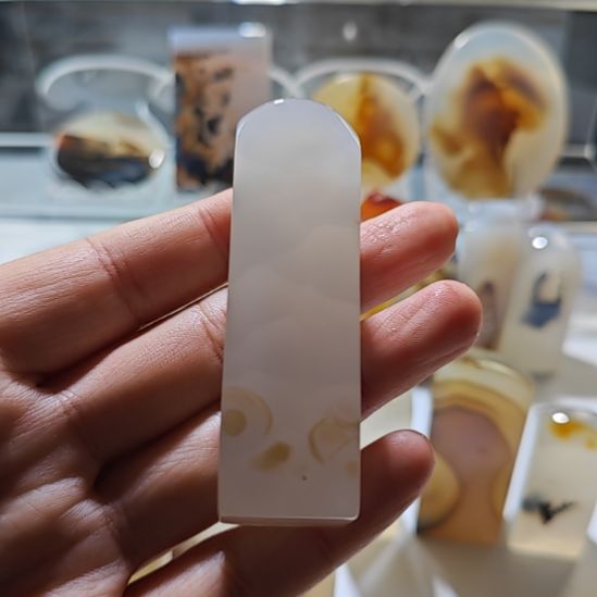 玛瑙/玉髓未镶嵌吊坠(不含链)